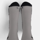 Chaussette Chaussettes Black Dragon gris haute performance (Haut)