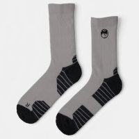 Chaussettes Black Dragon gris haute performance