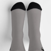 Chaussette Chaussettes Black Dragon gris premium (Haut)