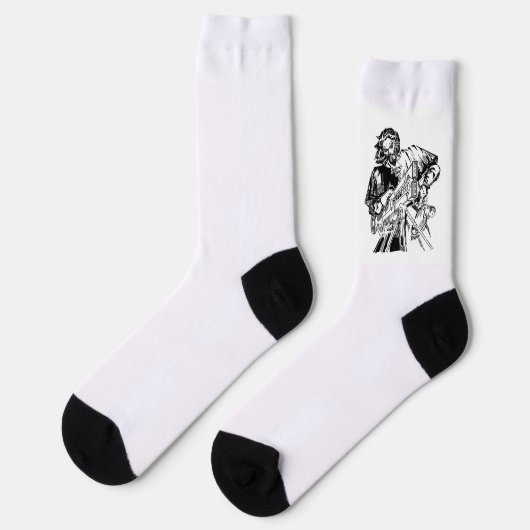Chaussette Chaussettes Blacky Moth (Gauche)