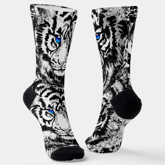 Chaussette Chaussettes blanches Tiger - Chaussettes Tiger Yeu (Angulaire)