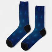 Chaussette Chaussettes bleues avec un bout noir (Gauche)