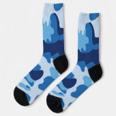 Chaussette Chaussettes Bleues Camo (Gauche)
