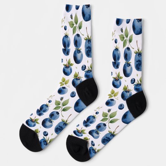 Chaussette Chaussettes bleuets (Gauche)