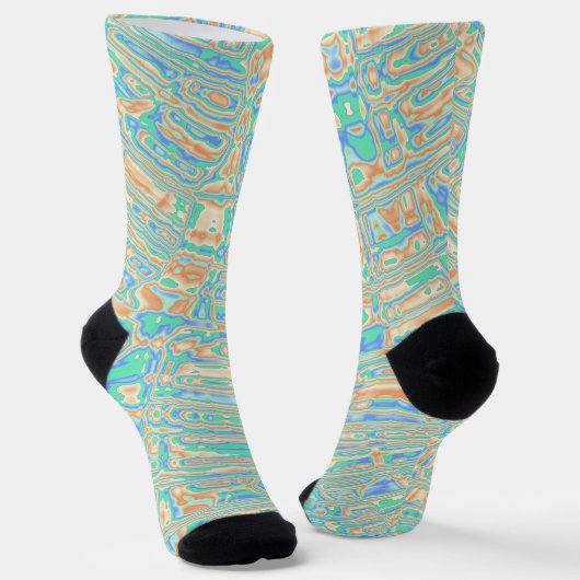 Chaussette Chaussettes Blobs colorées (Angulaire)