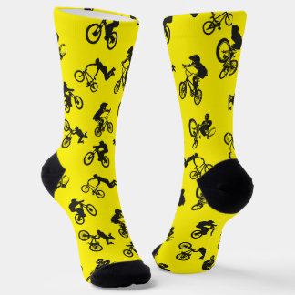 Chaussette Chaussettes Bmx - Chaussettes Bmx Jaune Freestyle