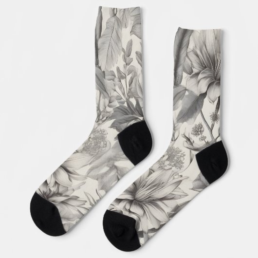 Chaussette Chaussettes botaniques (Gauche)