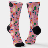Chaussette Chaussettes boule de Noël rose (Angulaire)
