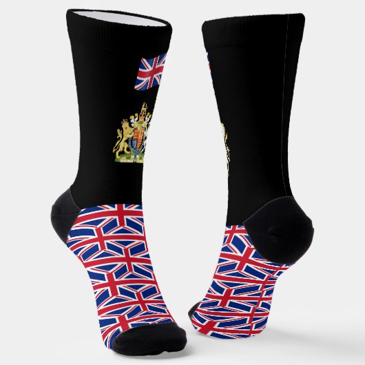 Chaussette Chaussettes britanniques patriotiques, drapeau Uni (Angulaire)