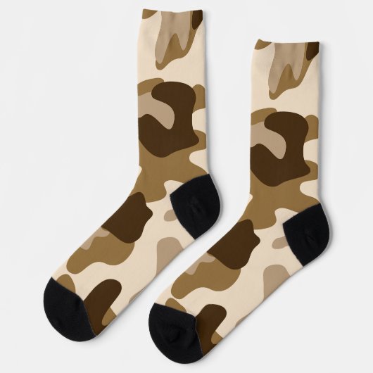 Chaussette Chaussettes Brown Camo (Gauche)