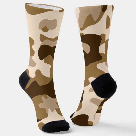 Chaussette Chaussettes Brown Camo (Angulaire)