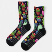 Chaussette Chaussettes Cactus Kawaii #2 (Gauche)