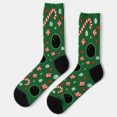 Chaussette Chaussettes Cadeau de Noël de Squash (Gauche)