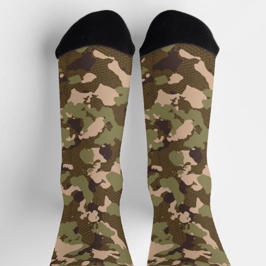 Chaussette Chaussettes Camo De Marécage (Haut)