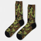 Chaussette Chaussettes Camo Green Forest (Gauche)