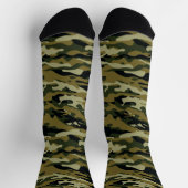 Chaussette Chaussettes Camo Green Hunter (Haut)