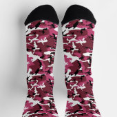 Chaussette Chaussettes Camo Roses (Haut)