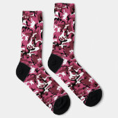 Chaussette Chaussettes Camo Roses (Droite)