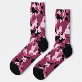 Chaussette Chaussettes Camo Roses (Gauche)