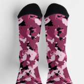 Chaussette Chaussettes Camo Roses (Haut)