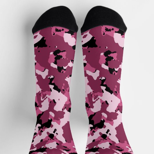 Chaussette Chaussettes Camo Roses (Haut)