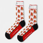 Chaussette Chaussettes cardinales du Nord mignonnes (Gauche)