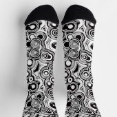 Chaussette chaussettes cercles abstraits (Haut)