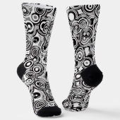 Chaussette chaussettes cercles abstraits (Angulaire)