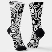 Chaussette chaussettes cercles abstraits (Angulaire)