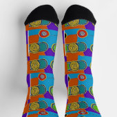 Chaussette Chaussettes Cercles Abstraits (Haut)