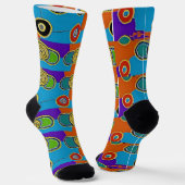 Chaussette Chaussettes Cercles Abstraits (Angulaire)