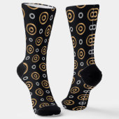 Chaussette chaussettes cercles vintage (Angulaire)