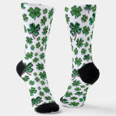 Chaussette Chaussettes Chanceuses Trèfles d'Irlande (Angulaire)