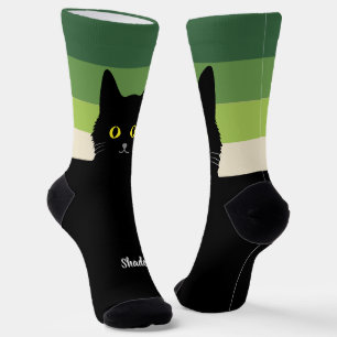 Chaussette Chaussettes Chat Noir Cadeau pour les Amateurs de