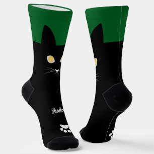 Chaussette Chaussettes Chat Noir Cadeau pour les Amateurs de
