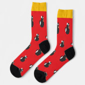 Chaussette Chaussettes Chat Pizza (Gauche)