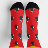 Chaussette Chaussettes Chat Pizza (Haut)