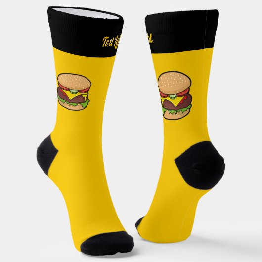 Chaussette Chaussettes Cheeseburger (Angulaire)