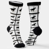Chaussette Chaussettes - Cheval en mouvement (Angulaire)