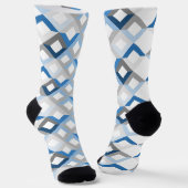Chaussette chaussettes chevrons bleus (Angulaire)