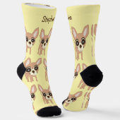 Chaussette Chaussettes Chihuahua Chig Design (Angulaire)
