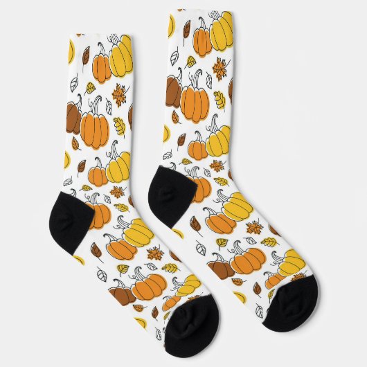 Chaussette Chaussettes Citrouille (Droite)