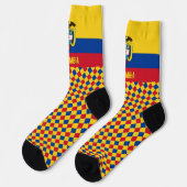 Chaussette Chaussettes Colombie, drapeau colombien mode / spo (Gauche)