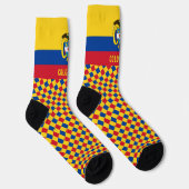 Chaussette Chaussettes Colombie, drapeau colombien mode / spo (Droite)