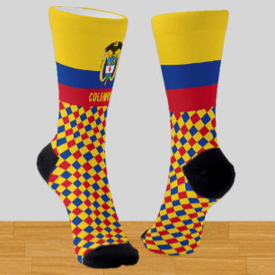 Chaussette Chaussettes Colombie, drapeau colombien mode / spo
