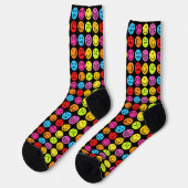 Chaussette Chaussettes colorées amusantes (Gauche)