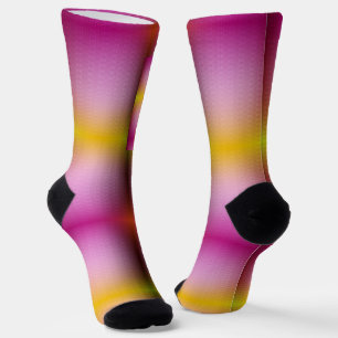 Chaussette Chaussettes colorées avec un motif de dégradé vibr