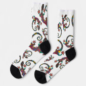 Chaussette Chaussettes colorées Gecko (Gauche)