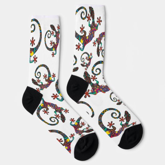 Chaussette Chaussettes colorées Gecko (Droite)