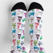 Chaussette Chaussettes Colorées Scottie (Haut)